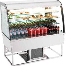 Vestavná chladící vitrína CS 200L otevřená