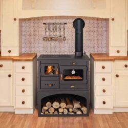 Sporák na tuhá paliva PRITY 1P34, pravá