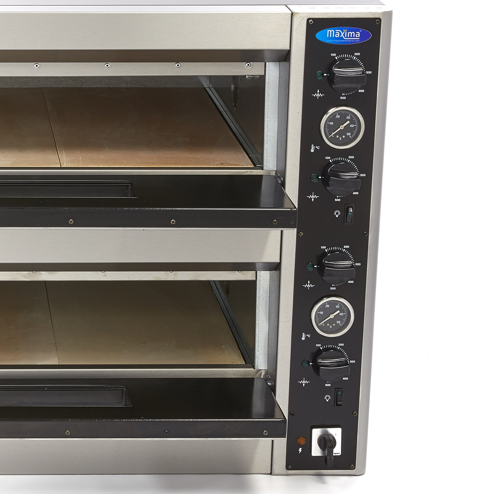 Horno para pizza 6+6 x 30 cm doble 400V - Imagen 5
