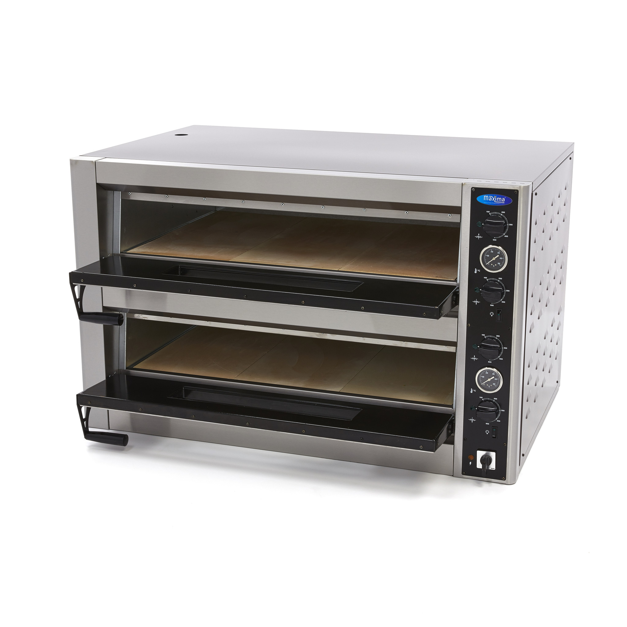 Horno para pizza 6+6 x 30 cm doble 400V - Imagen 6