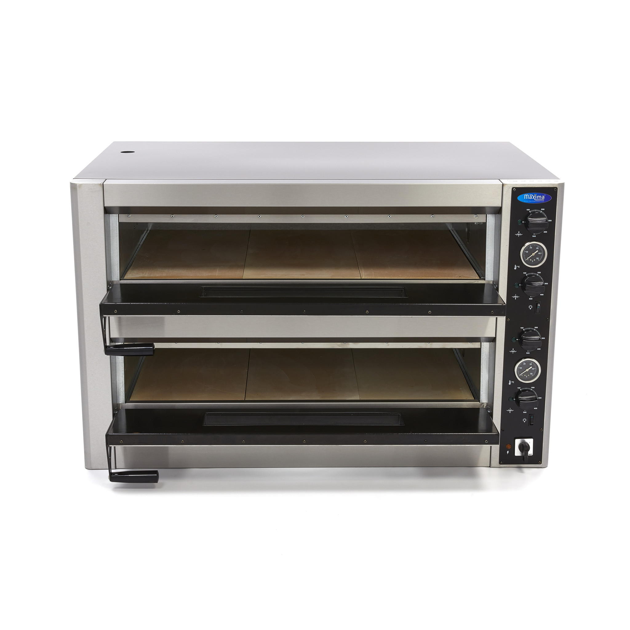 Horno para pizza 6+6 x 30 cm doble 400V - Imagen 7