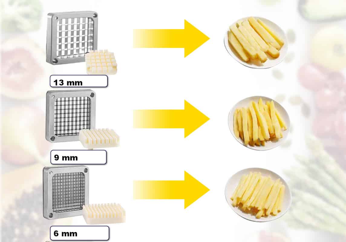 Kráječ na hranolky Vertikální jedna čepel
