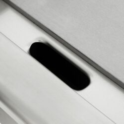 Profi vroubkovaný gril - tál 74 cm -230V