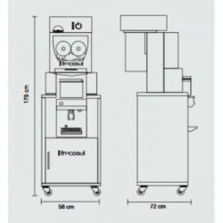 Samoobslužný odšťavňovač Frucosol s chlazením