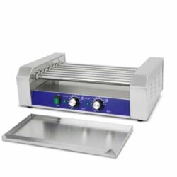 Opékač párků - roller 7 válců nerez