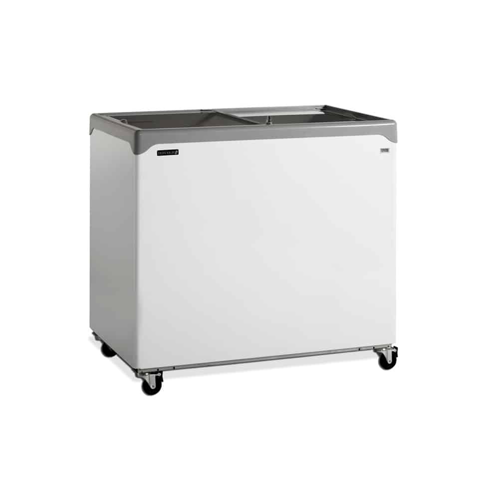 Pultová mraznička prosklené rovné víko TEFCOLD NIC 301 SC