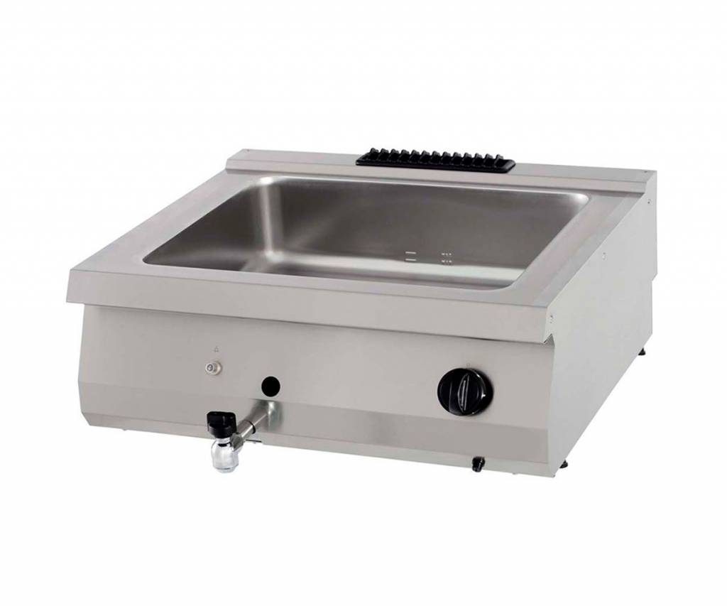 Bain Marie pro velké zatížení - dvojitá jednotka - hloubka 70 cm - Plynová
