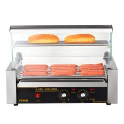 Opékač párků - roller 5 válců nerez