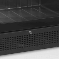 Chladicí skříň prosklené dveře, černá TEFCOLD SCU 1425 frameless