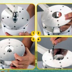 Vertikální větrná turbína 600W 12V/ AC PMG