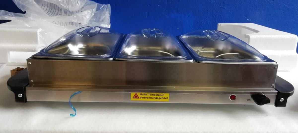 Elektrická ohřívací deska 3x GN 1/3