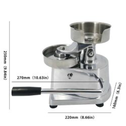 Tvarovací lis na hamburgery 130 mm / 150 g