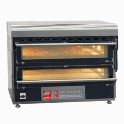Dvojitá pec na pizzu s vestavěnou digestoří 400 V - 6.1 kW