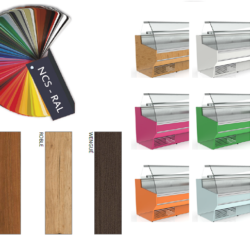 Pultová obslužná vitrína CVE-8-10R