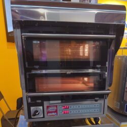 Dvojitá pec na pizzu s vestavěnou digestoří 230 V - 4.1 kW