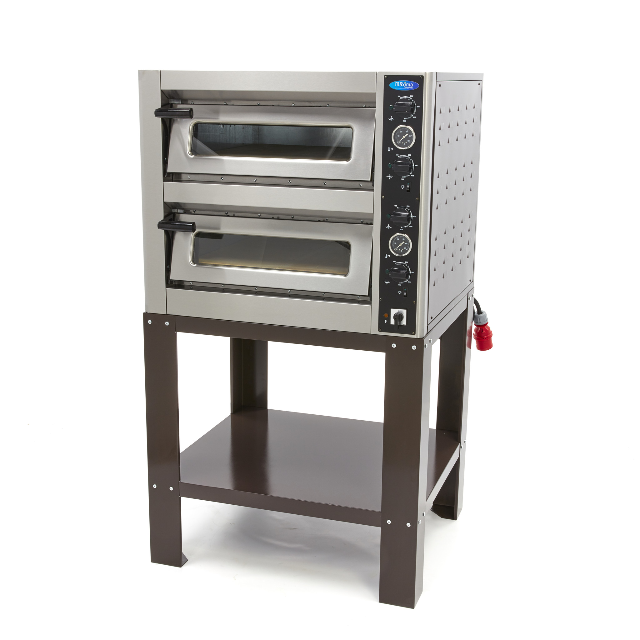Horno de pizza Deluxe Frame 6 + 6 x 30 cm doble - Imagen 3