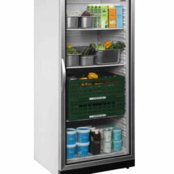 Chladicí skříň prosklené dveře, bílá TEFCOLD UR 600 G