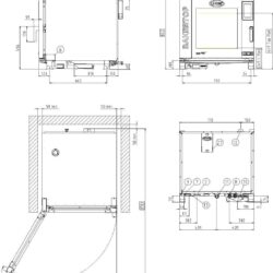 Elektrická pekařská pec UNOX Bakertop ONE 6 x 600 x400 mm