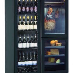 Kombinovaná lednice 3 zóny pro vína, uzeniny a sýry Norcia 300 V