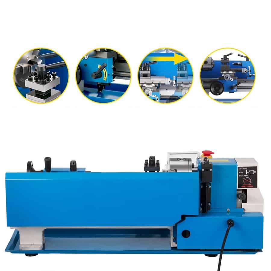 Přesný mini soustruh na kov 180x350 550 W