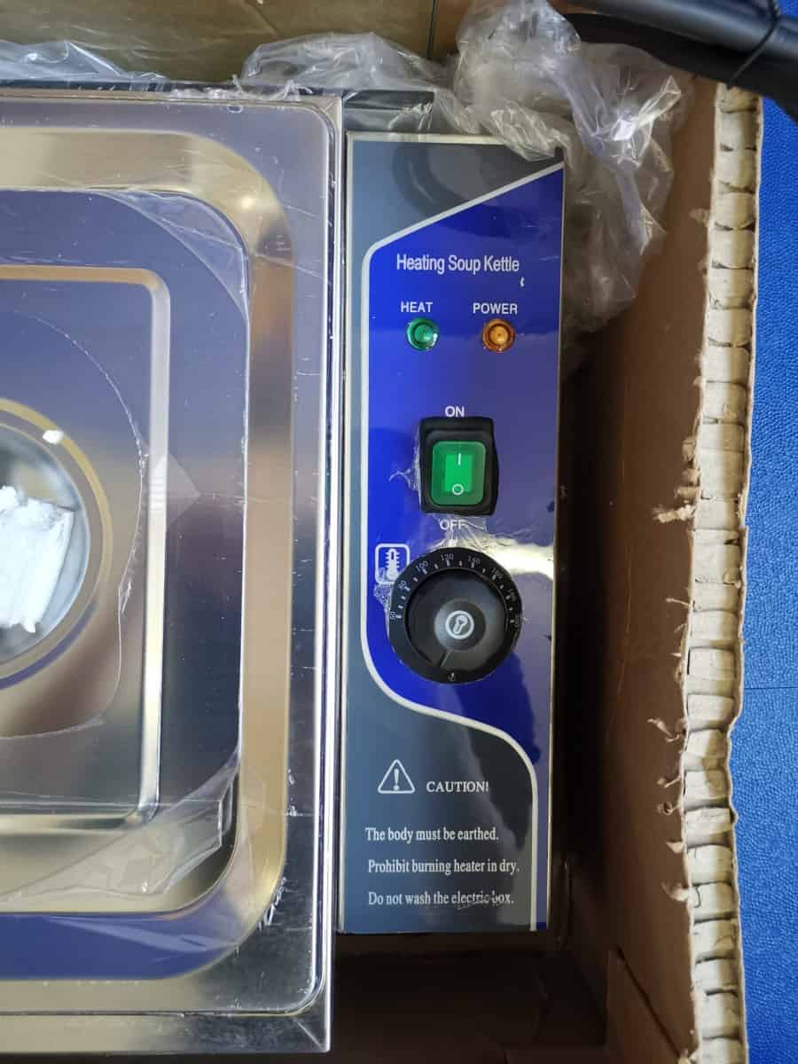 Pultová vodní lázeň s krytem 4 x GN1/2