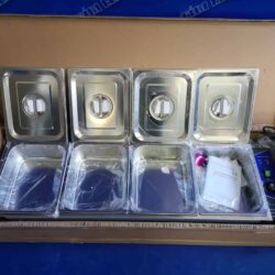 Pultová vodní lázeň s krytem 4 x GN1/2