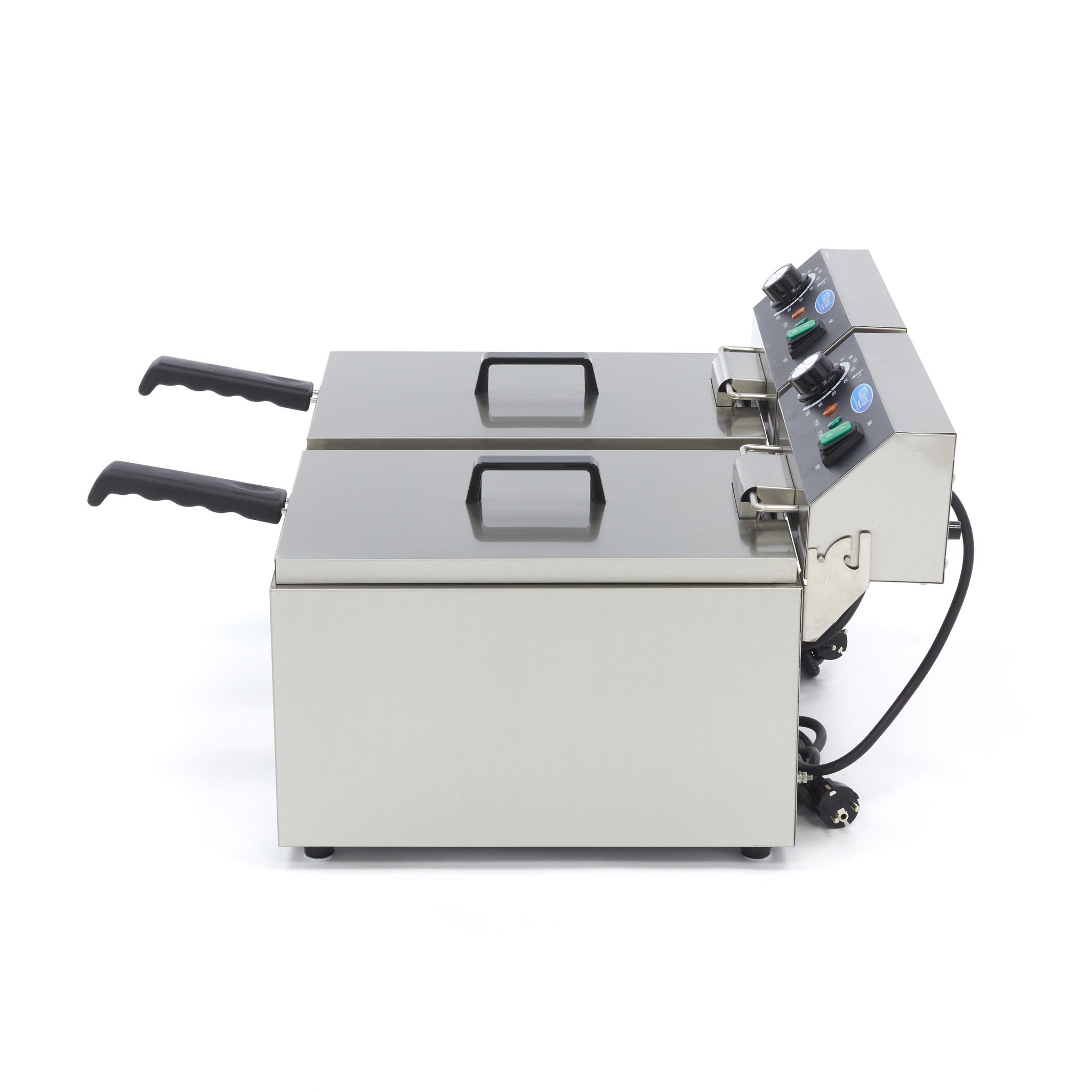 Freidora eléctrica doble 2 x 11L 6kW - Imagen 3