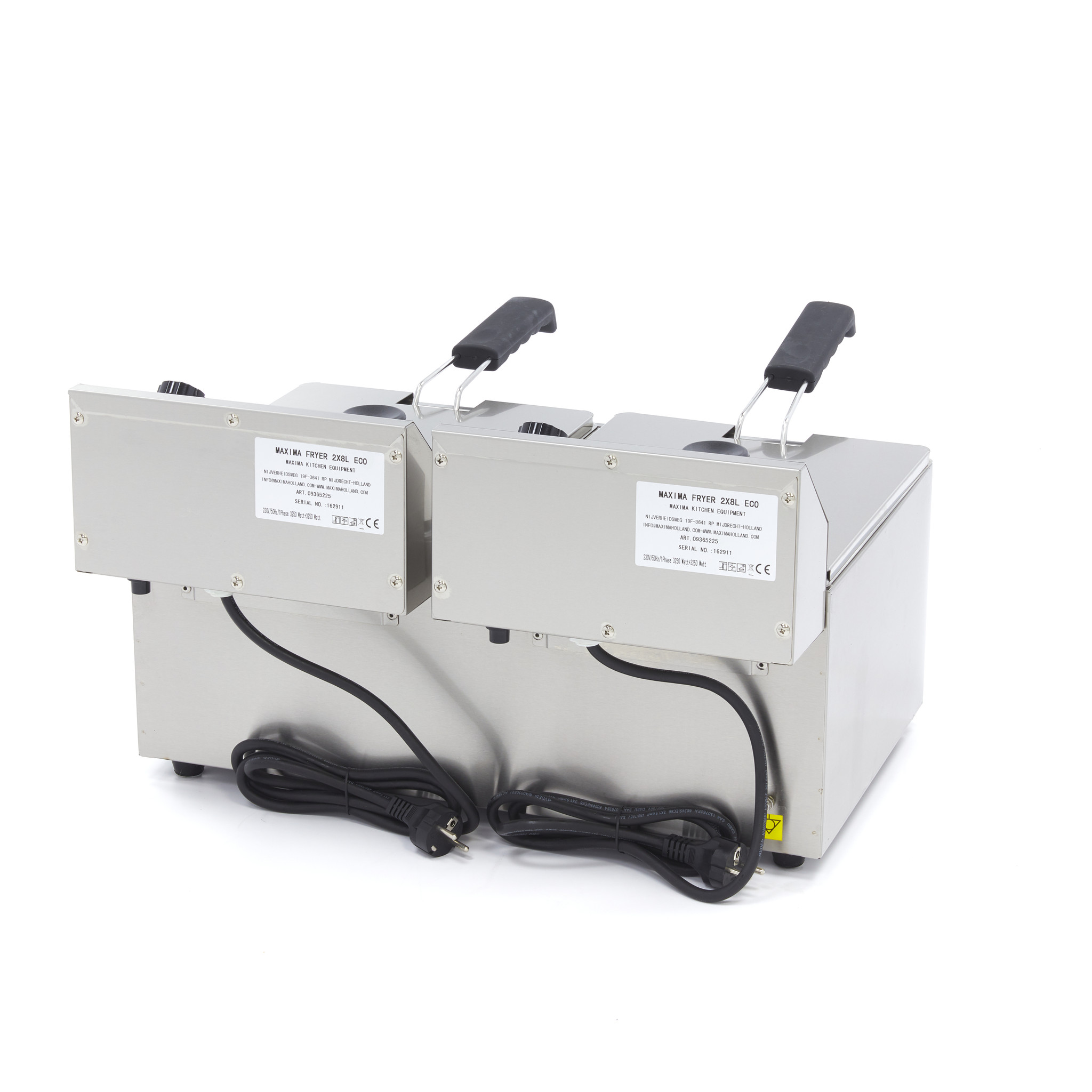 Freidora eléctrica doble 2 x 12L 6,5kW - Imagen 4