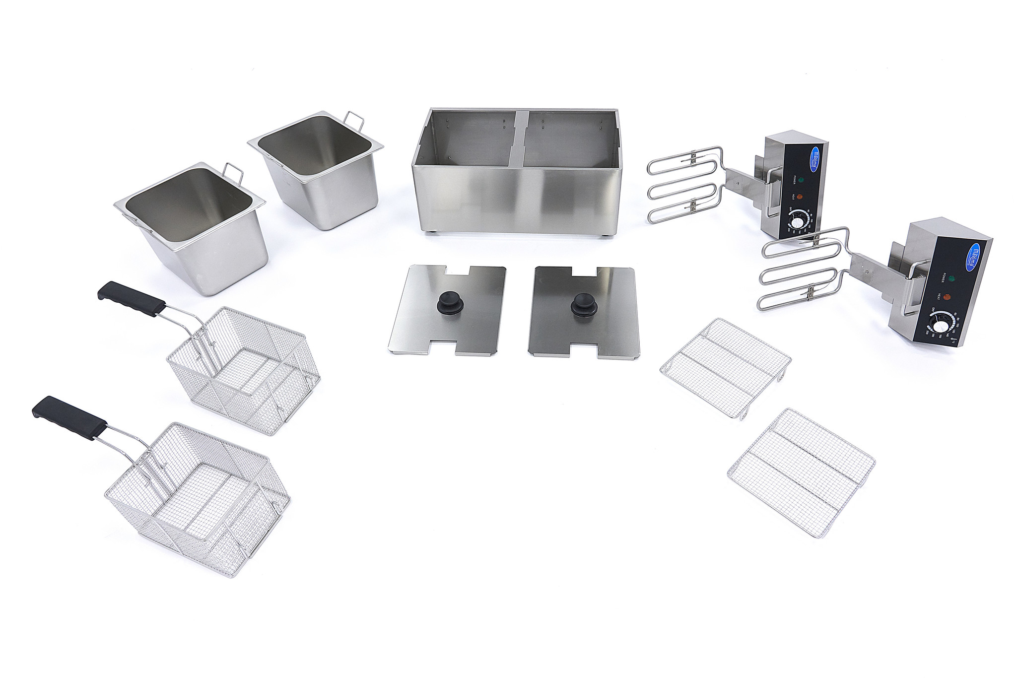 Freidora eléctrica doble 2 x 12L 6,5kW - Imagen 8